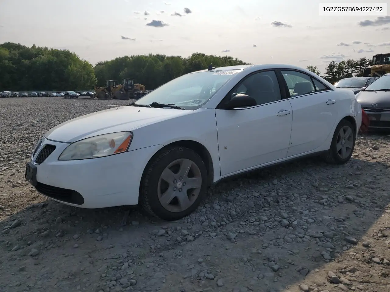 2009 Pontiac G6 VIN: 1G2ZG57B694227422 Lot: 58864185