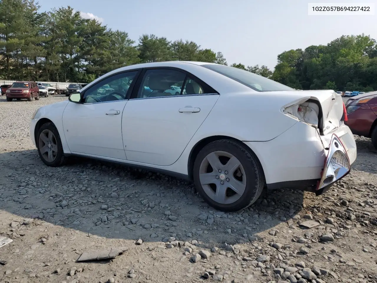 2009 Pontiac G6 VIN: 1G2ZG57B694227422 Lot: 58864185