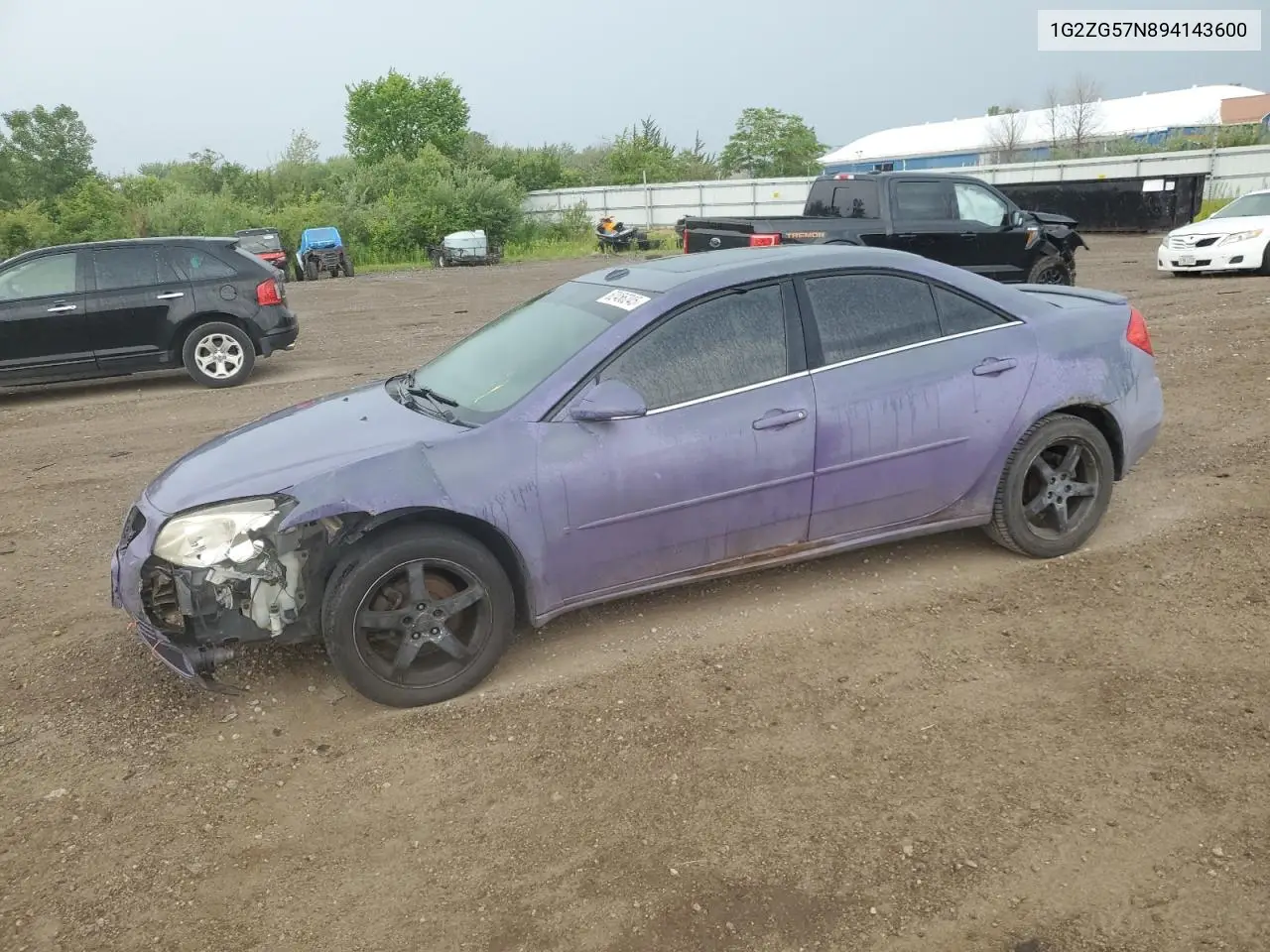 2009 Pontiac G6 VIN: 1G2ZG57N894143600 Lot: 62456245