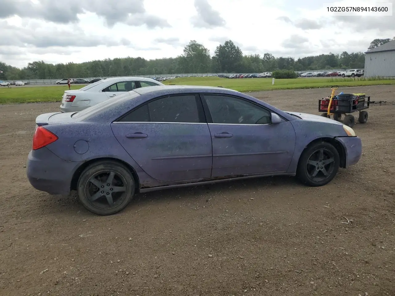 2009 Pontiac G6 VIN: 1G2ZG57N894143600 Lot: 62456245