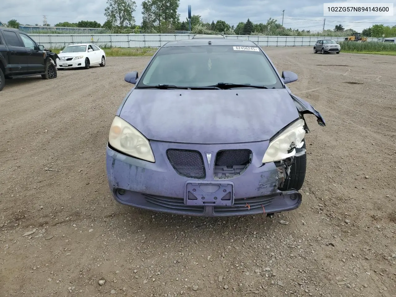 2009 Pontiac G6 VIN: 1G2ZG57N894143600 Lot: 62456245