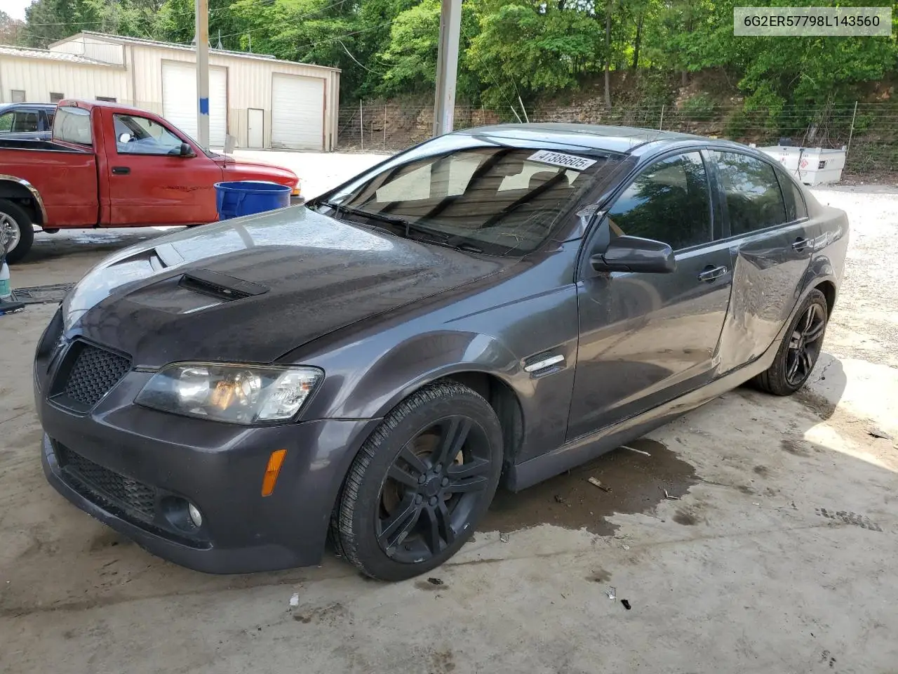 2008 Pontiac G8 VIN: 6G2ER57798L143560 Lot: 47386605