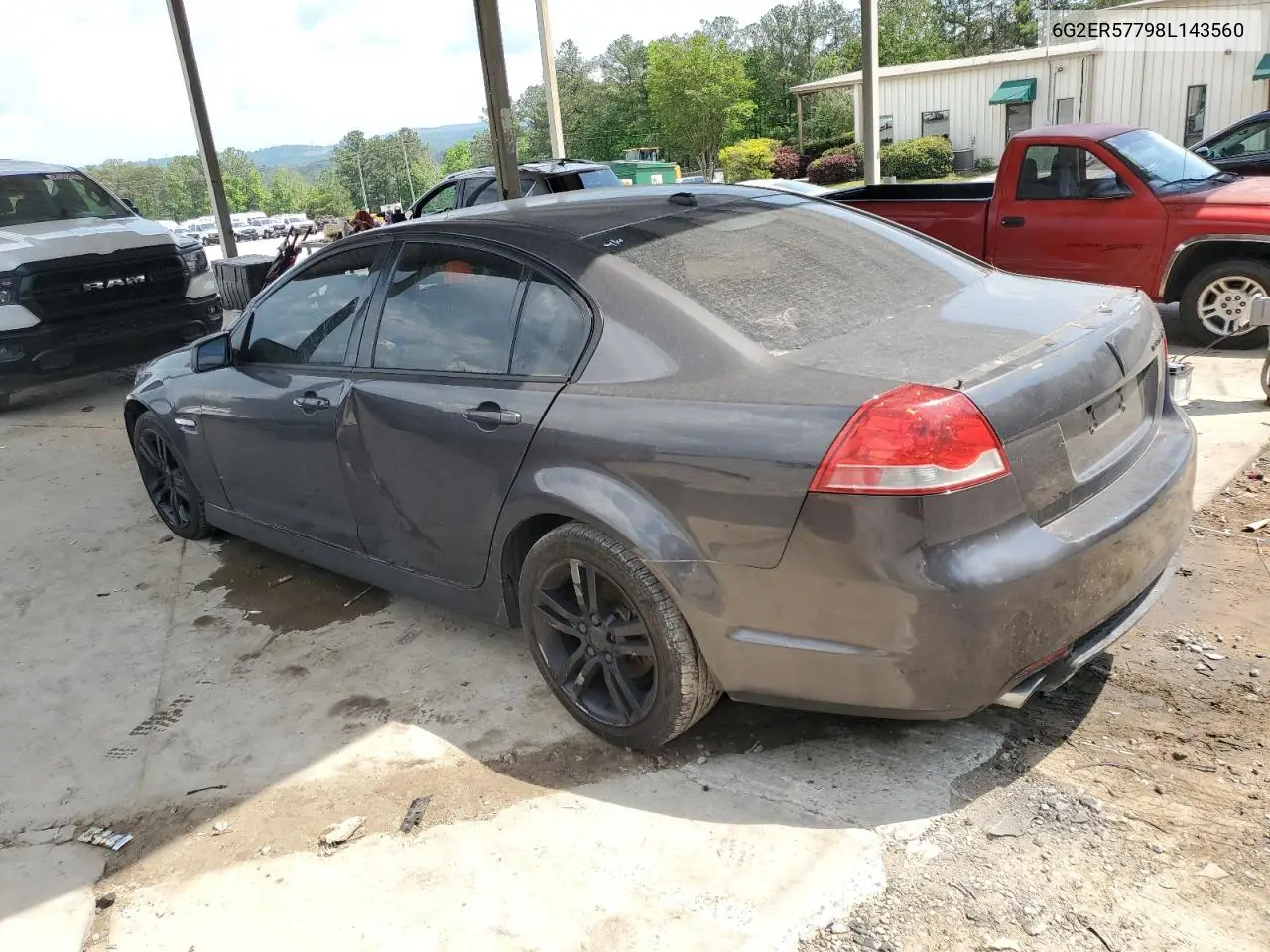 2008 Pontiac G8 VIN: 6G2ER57798L143560 Lot: 47386605