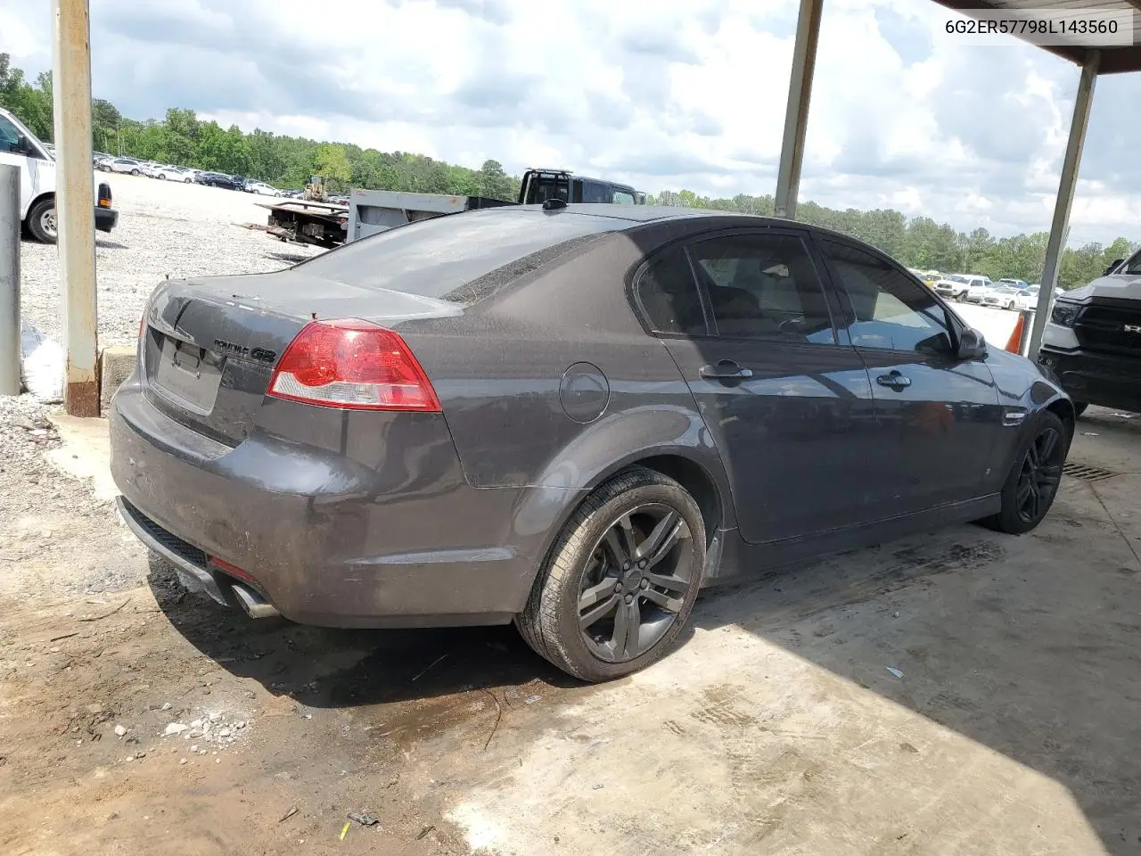 2008 Pontiac G8 VIN: 6G2ER57798L143560 Lot: 47386605