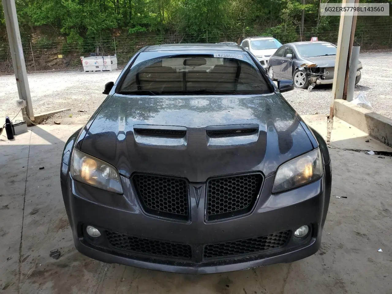 2008 Pontiac G8 VIN: 6G2ER57798L143560 Lot: 47386605