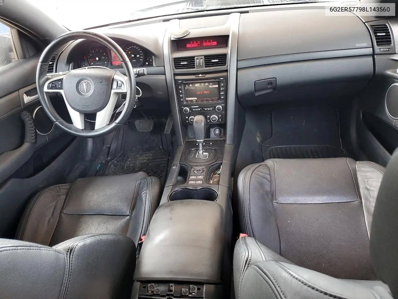 2008 Pontiac G8 VIN: 6G2ER57798L143560 Lot: 47386605