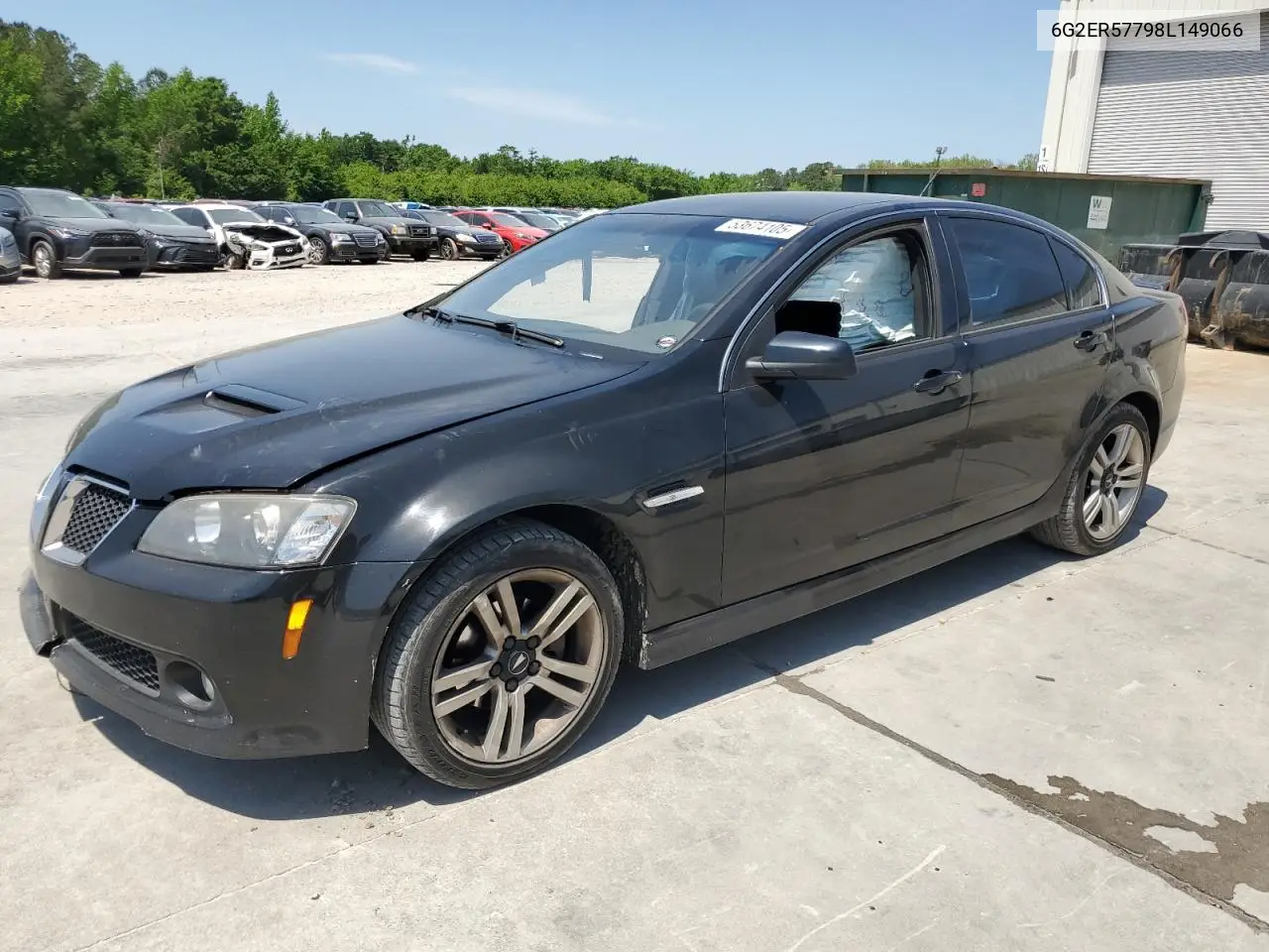 2008 Pontiac G8 VIN: 6G2ER57798L149066 Lot: 53674105