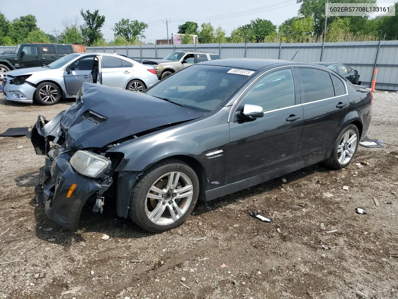 2008 Pontiac G8 VIN: 6G2ER57708L133161 Lot: 59015375