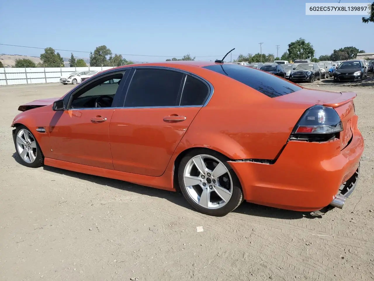 2008 Pontiac G8 Gt VIN: 6G2EC57YX8L139897 Lot: 59234385