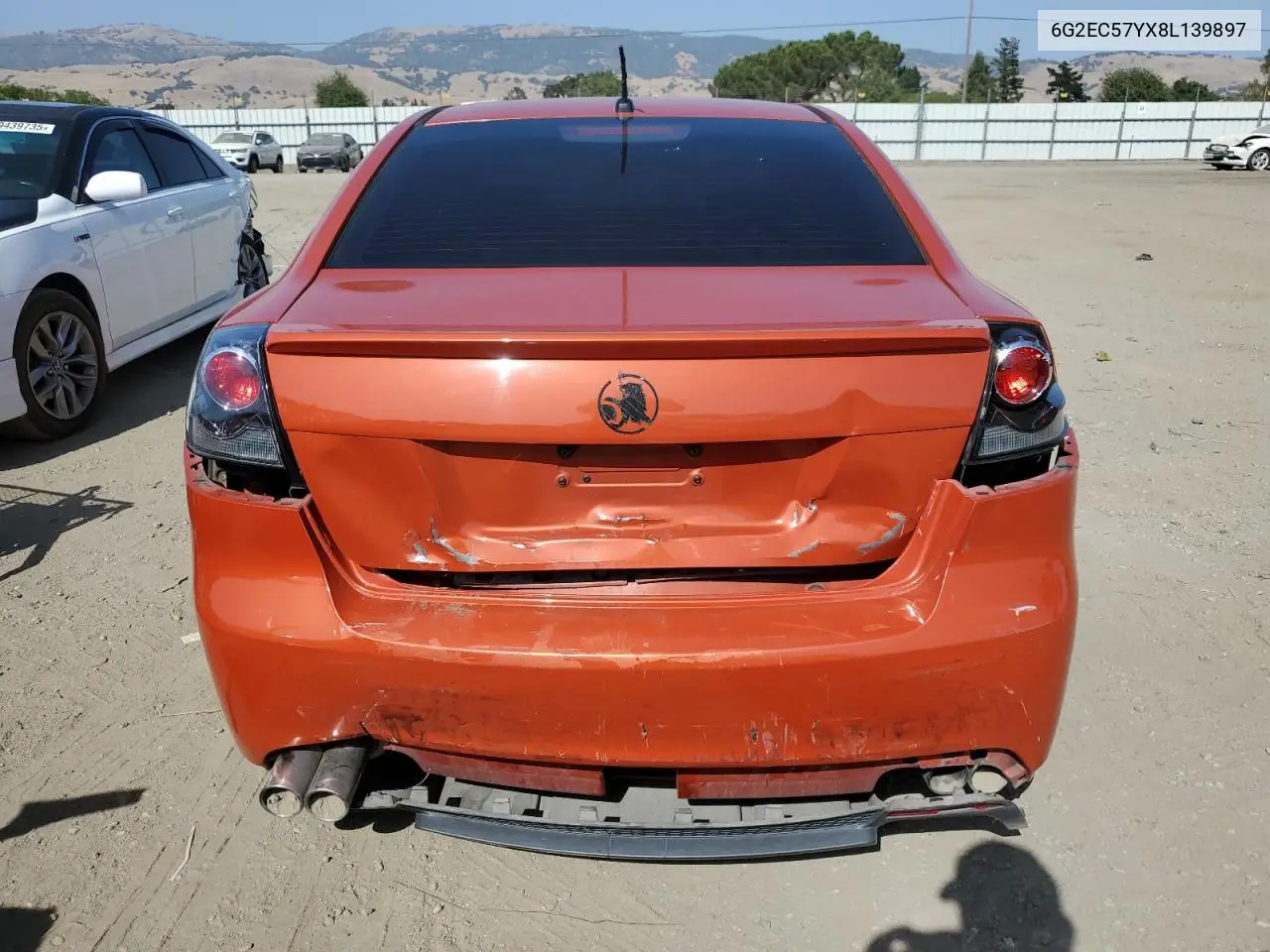 2008 Pontiac G8 Gt VIN: 6G2EC57YX8L139897 Lot: 59234385