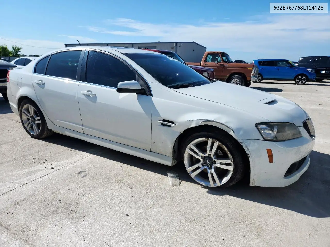 2008 Pontiac G8 VIN: 6G2ER57768L124125 Lot: 60267405