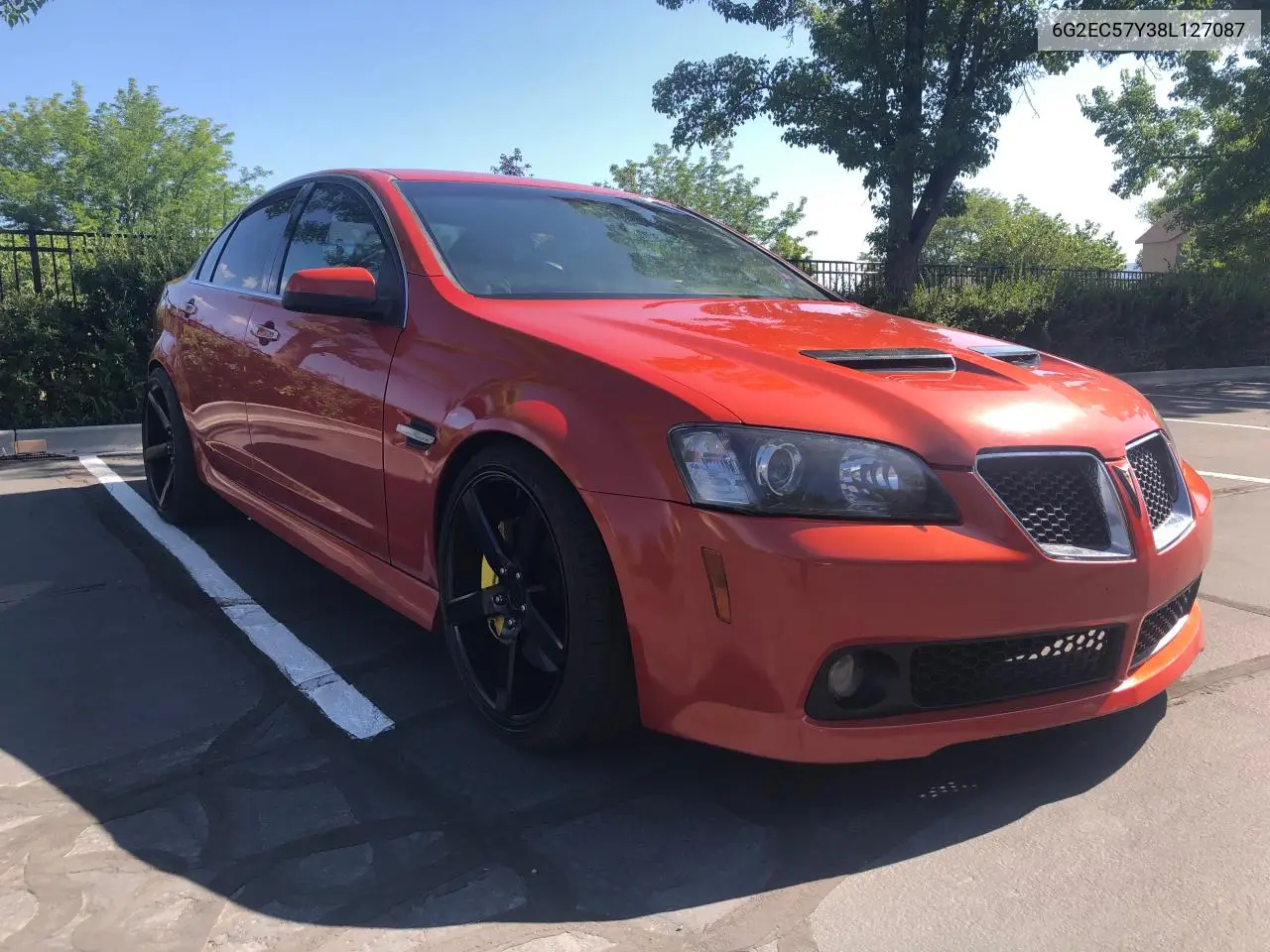 2008 Pontiac G8 Gt VIN: 6G2EC57Y38L127087 Lot: 63264625