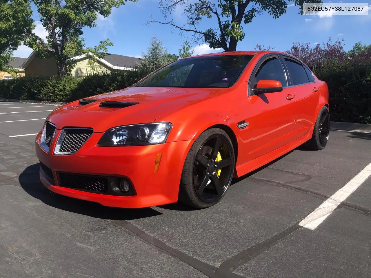 2008 Pontiac G8 Gt VIN: 6G2EC57Y38L127087 Lot: 63264625