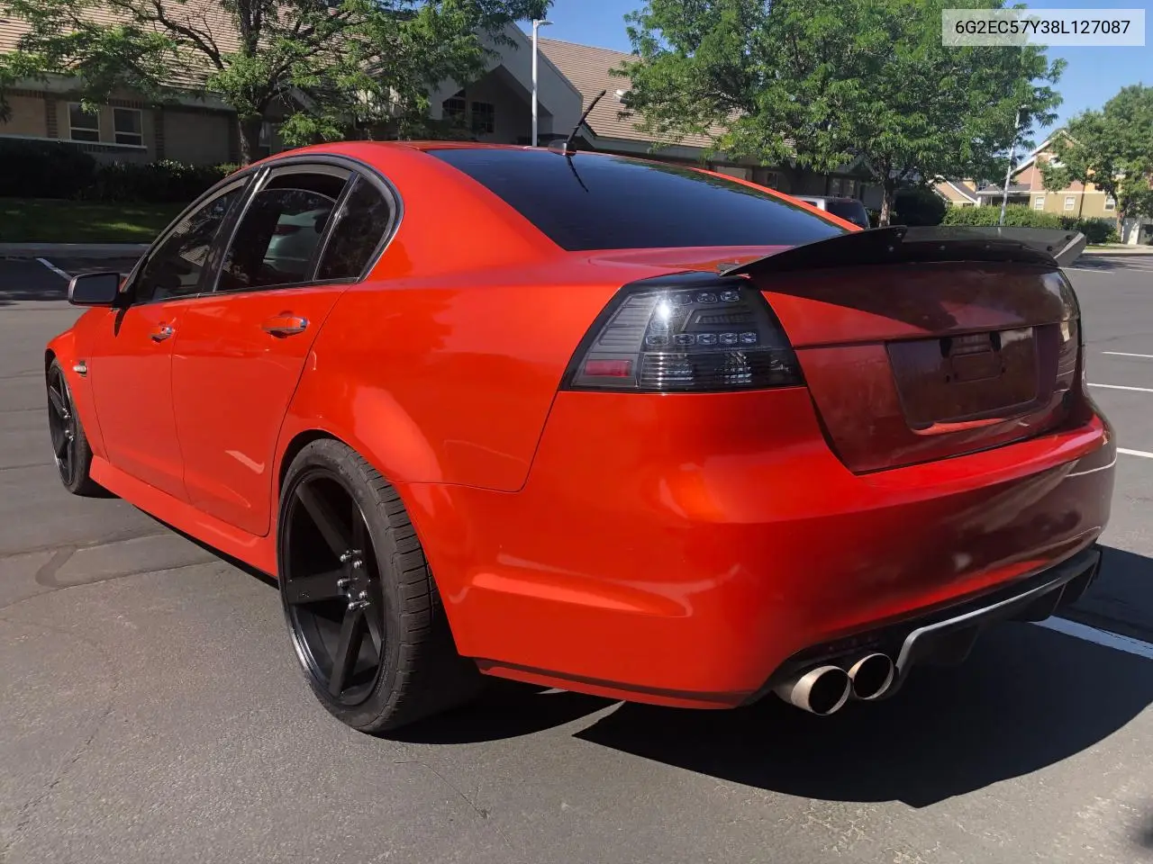2008 Pontiac G8 Gt VIN: 6G2EC57Y38L127087 Lot: 63264625