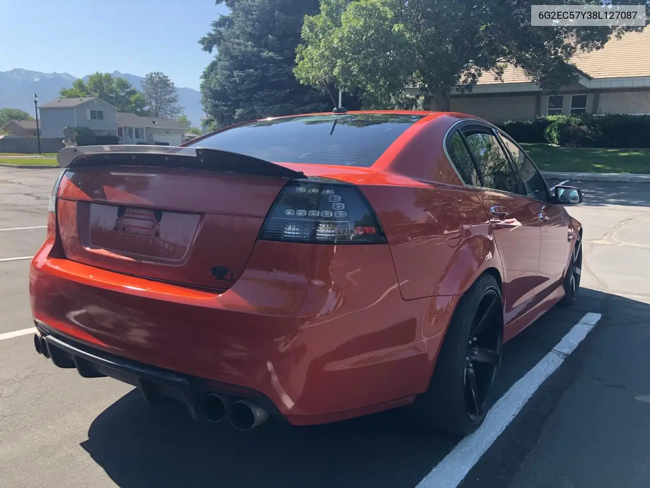 2008 Pontiac G8 Gt VIN: 6G2EC57Y38L127087 Lot: 63264625