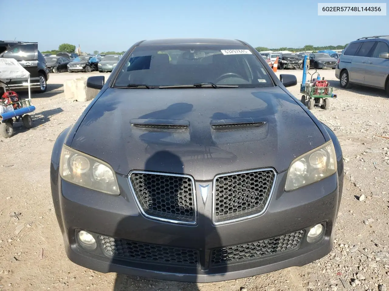 2008 Pontiac G8 VIN: 6G2ER57748L144356 Lot: 63297845