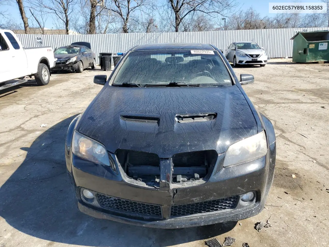 2009 Pontiac G8 Gt VIN: 6G2EC57Y89L158353 Lot: 46622935