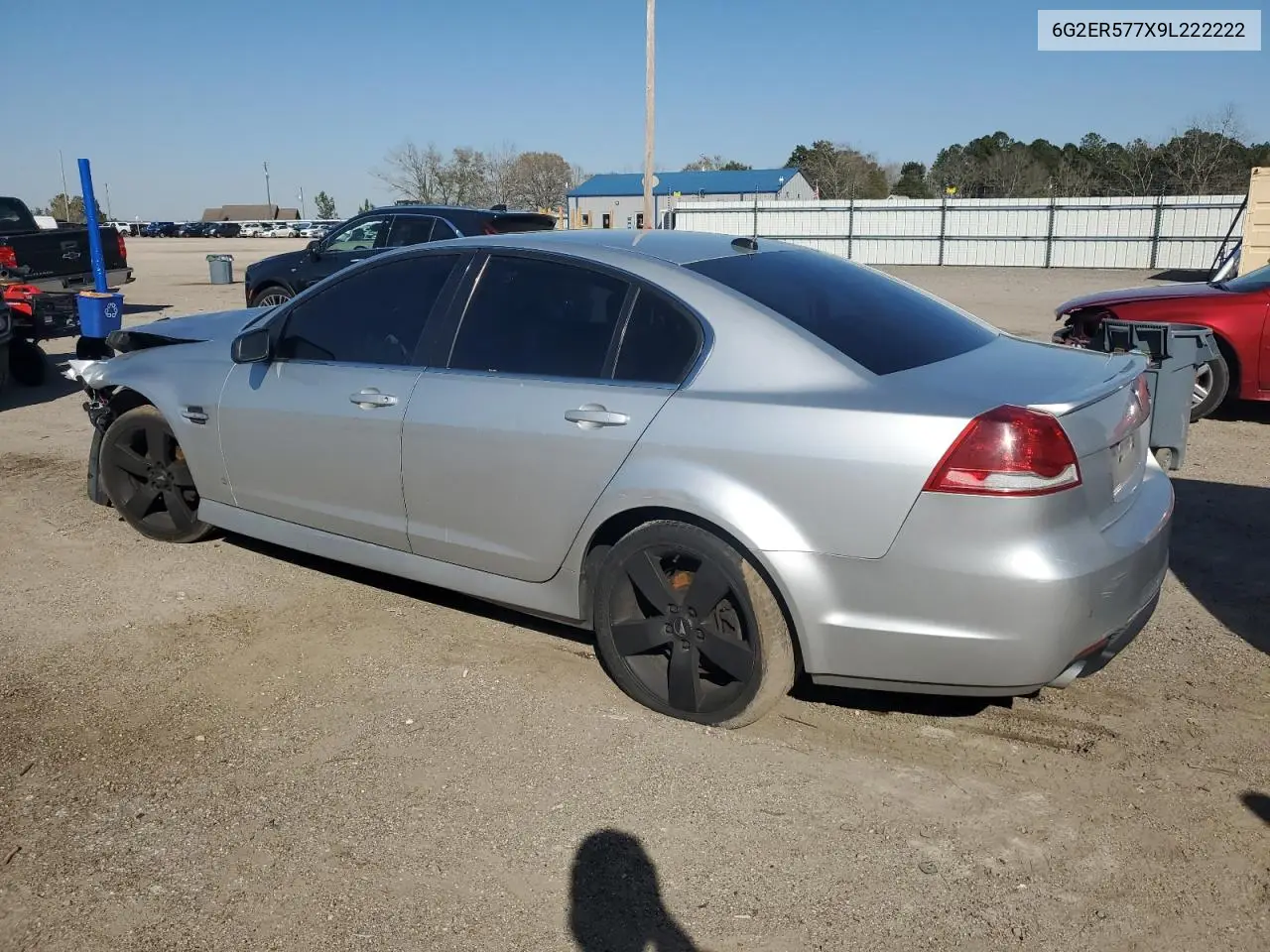 2009 Pontiac G8 VIN: 6G2ER577X9L222222 Lot: 48696095