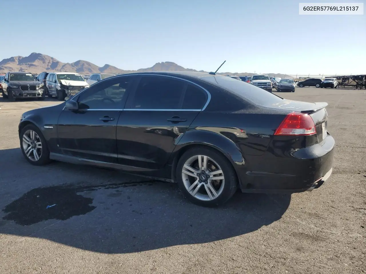 2009 Pontiac G8 VIN: 6G2ER57769L215137 Lot: 52262665