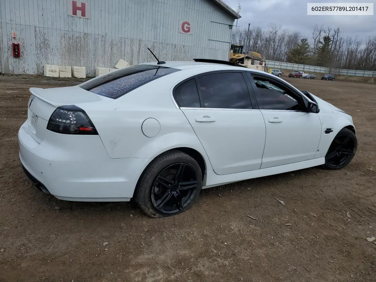 2009 Pontiac G8 VIN: 6G2ER57789L201417 Lot: 53129375