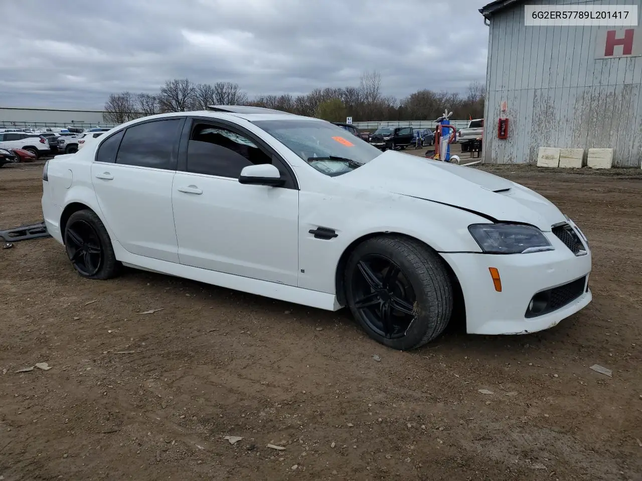 2009 Pontiac G8 VIN: 6G2ER57789L201417 Lot: 53129375