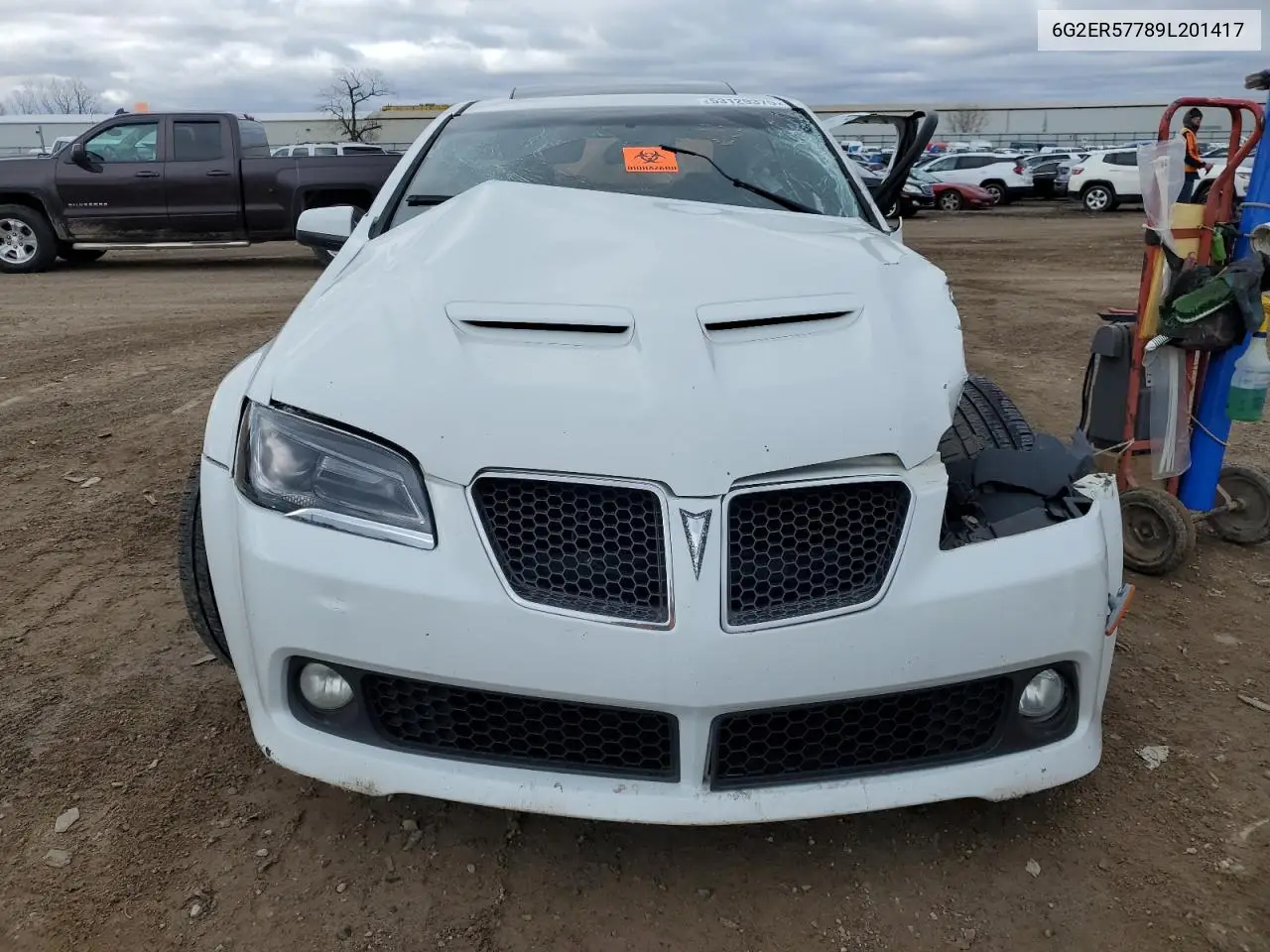 2009 Pontiac G8 VIN: 6G2ER57789L201417 Lot: 53129375