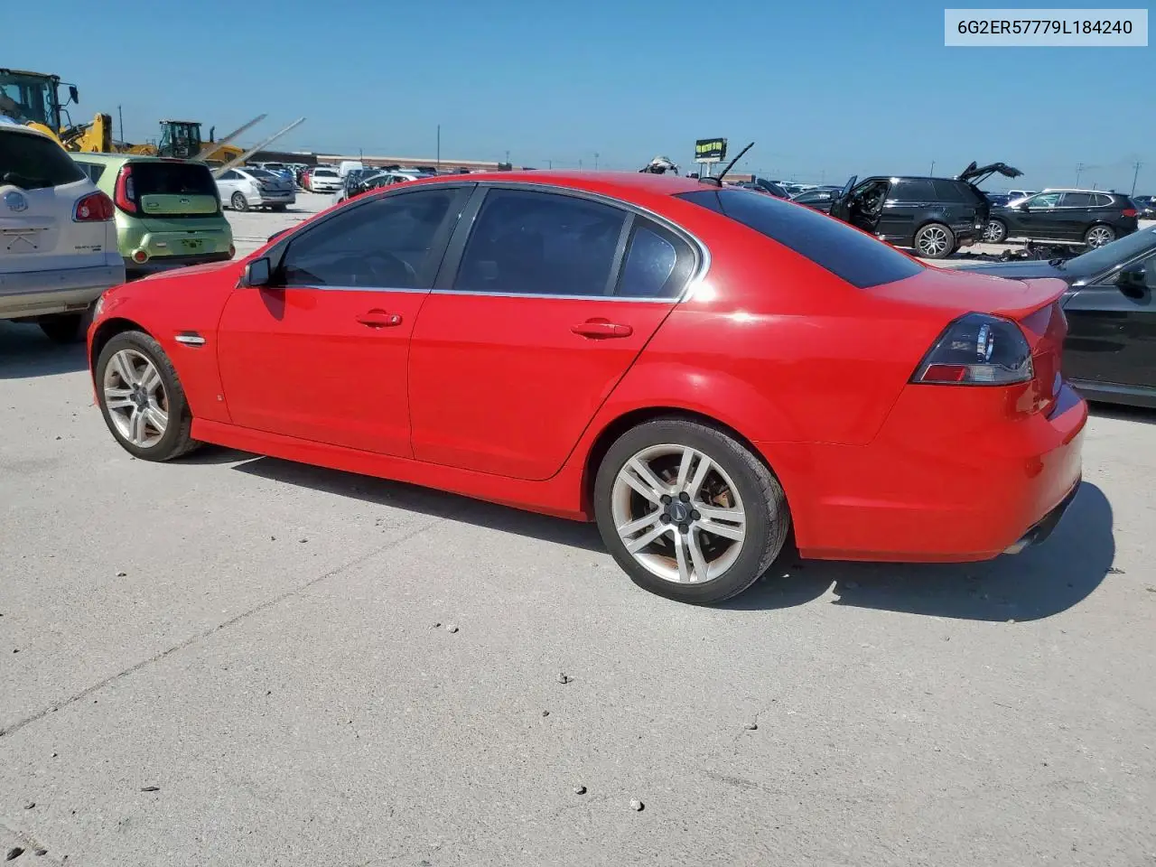 2009 Pontiac G8 VIN: 6G2ER57779L184240 Lot: 53801105