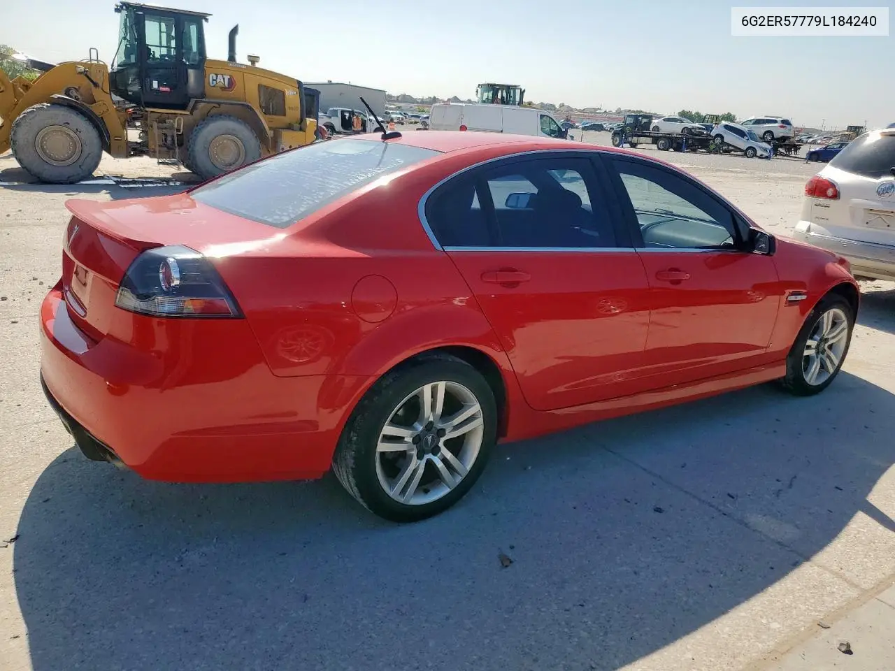 2009 Pontiac G8 VIN: 6G2ER57779L184240 Lot: 53801105