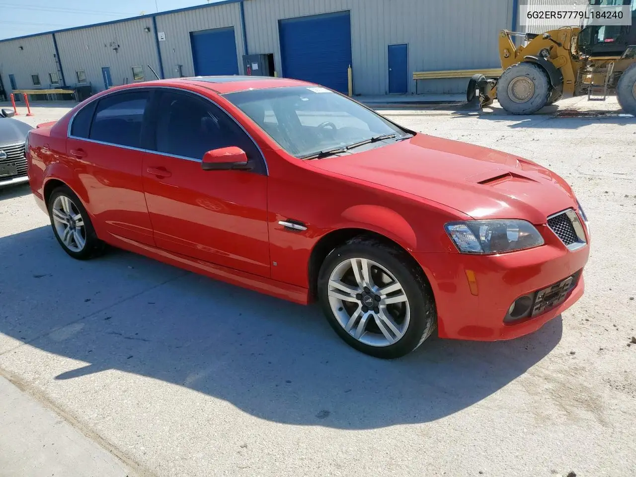 2009 Pontiac G8 VIN: 6G2ER57779L184240 Lot: 53801105