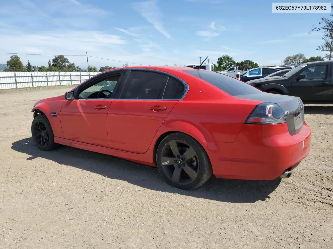 2009 Pontiac G8 Gt VIN: 6G2EC57Y79L178982 Lot: 54266995