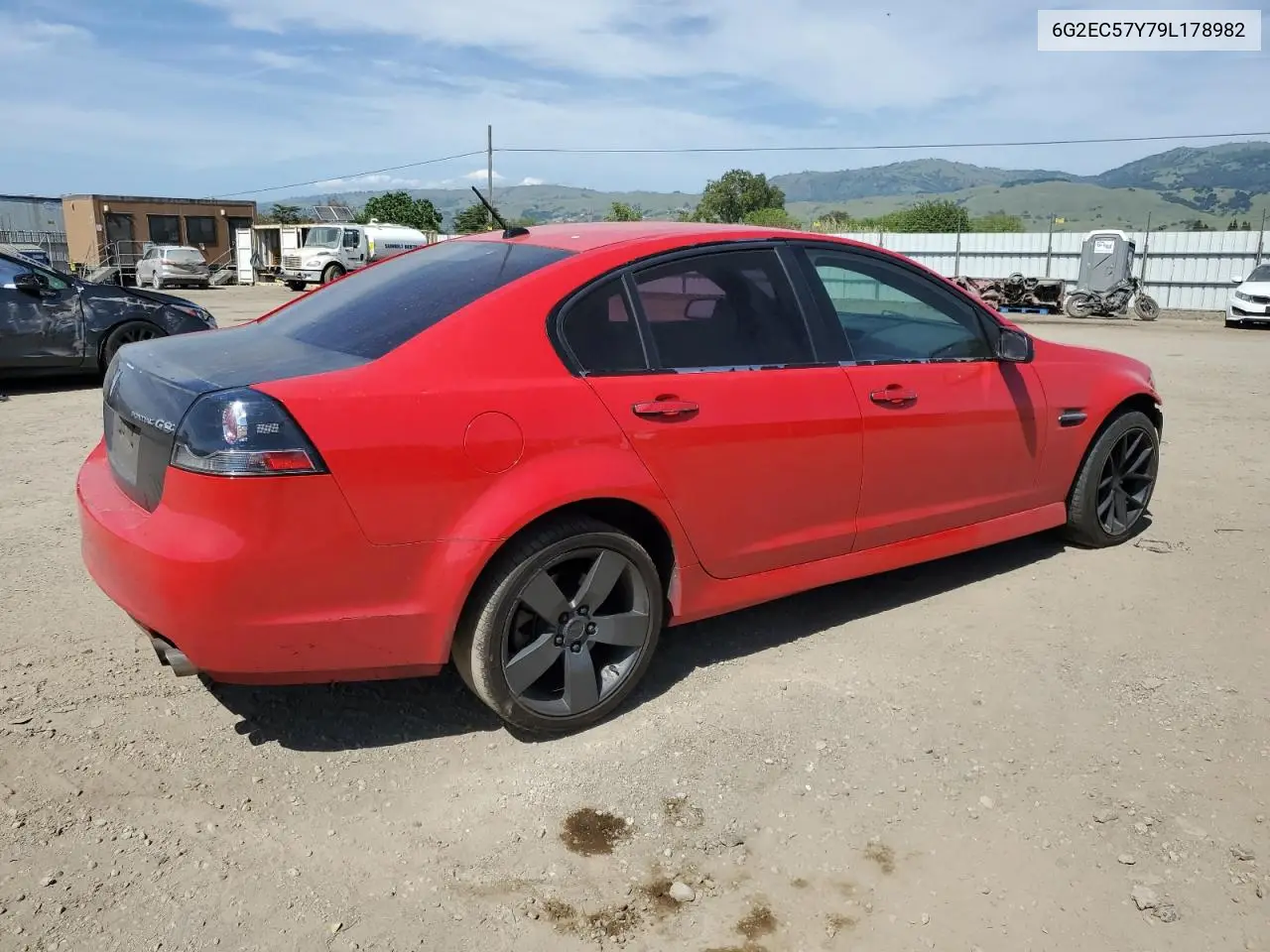 2009 Pontiac G8 Gt VIN: 6G2EC57Y79L178982 Lot: 54266995