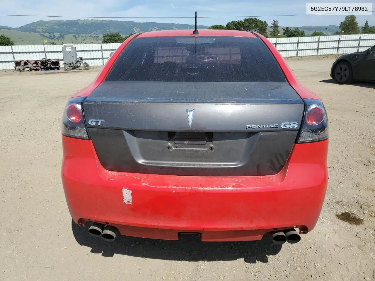 2009 Pontiac G8 Gt VIN: 6G2EC57Y79L178982 Lot: 54266995
