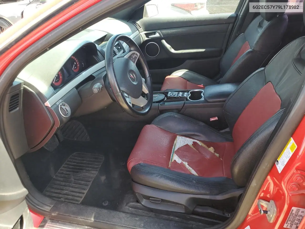 2009 Pontiac G8 Gt VIN: 6G2EC57Y79L178982 Lot: 54266995