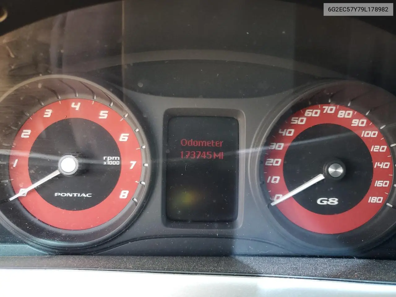 2009 Pontiac G8 Gt VIN: 6G2EC57Y79L178982 Lot: 54266995