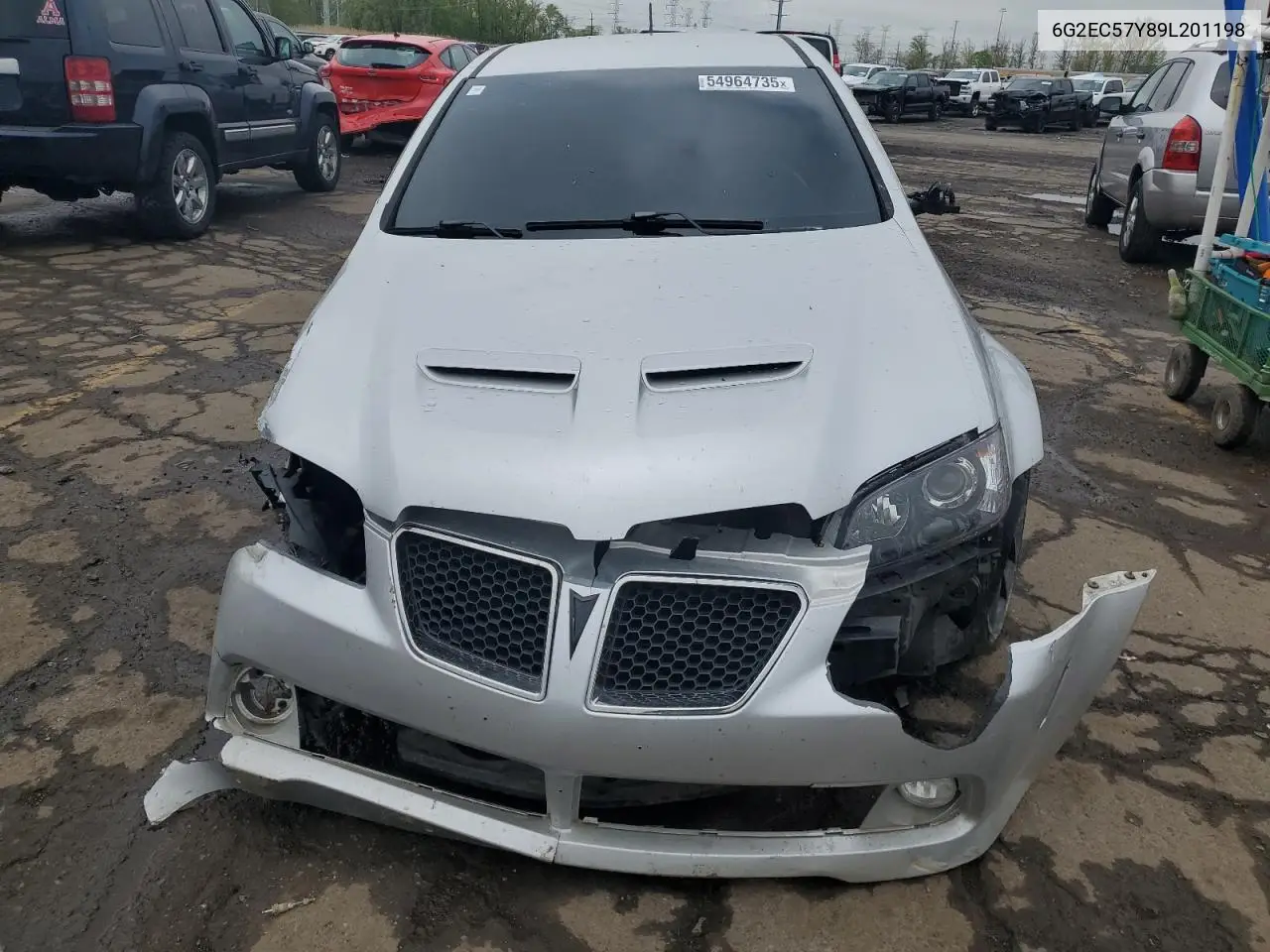 2009 Pontiac G8 Gt VIN: 6G2EC57Y89L201198 Lot: 54964735