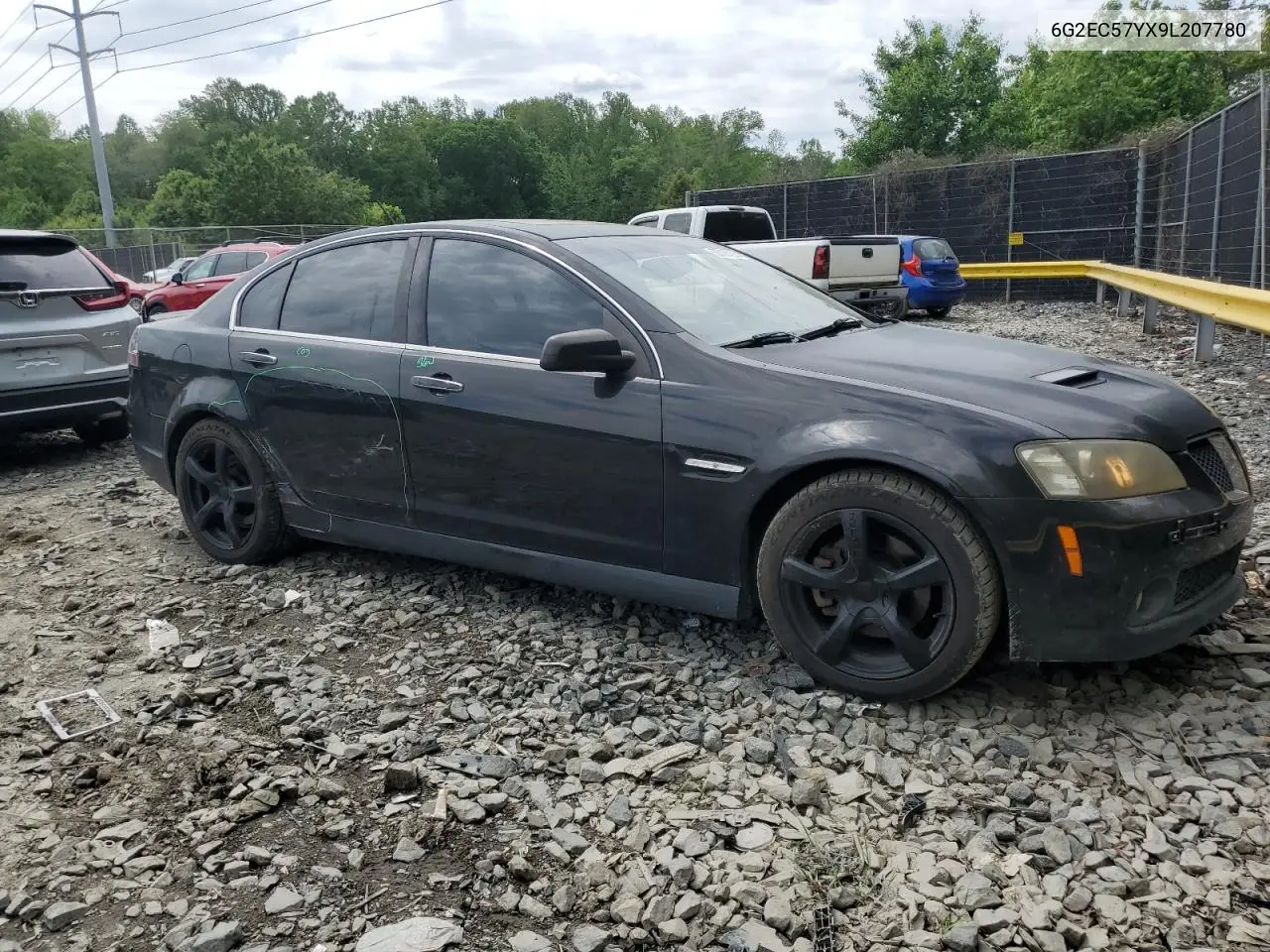2009 Pontiac G8 Gt VIN: 6G2EC57YX9L207780 Lot: 55088395