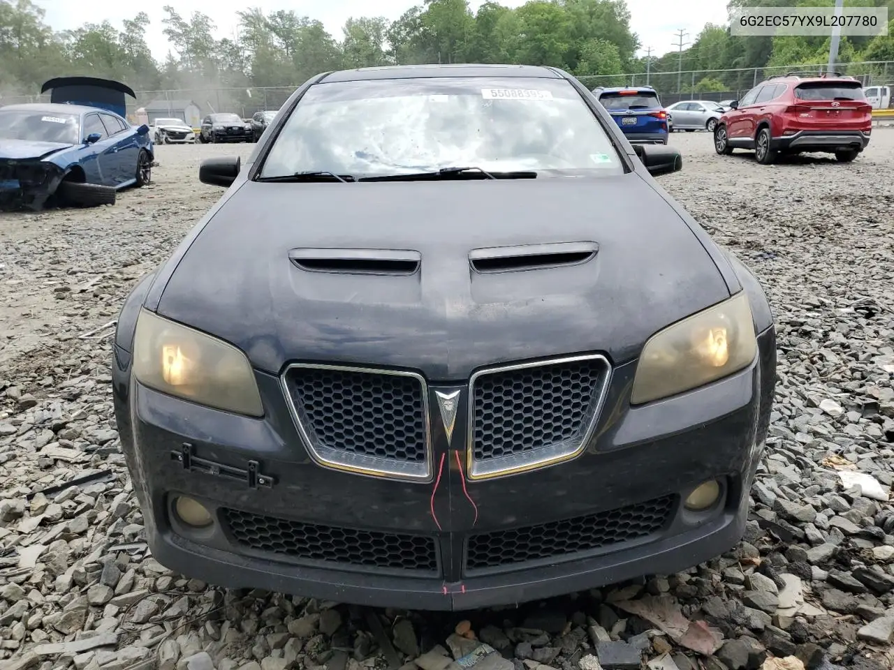 2009 Pontiac G8 Gt VIN: 6G2EC57YX9L207780 Lot: 55088395