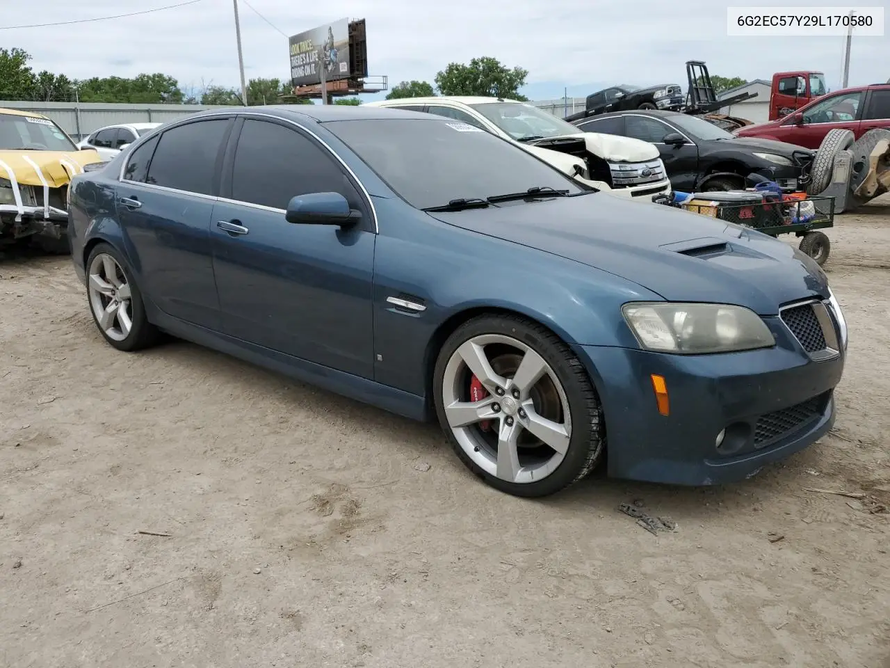 2009 Pontiac G8 Gt VIN: 6G2EC57Y29L170580 Lot: 56960405