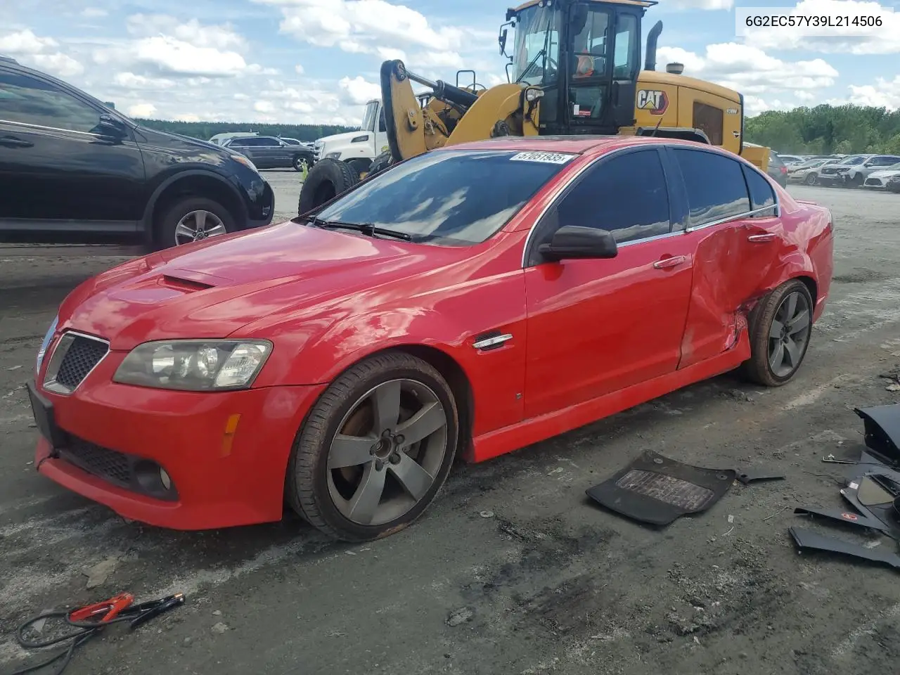 2009 Pontiac G8 Gt VIN: 6G2EC57Y39L214506 Lot: 57051935