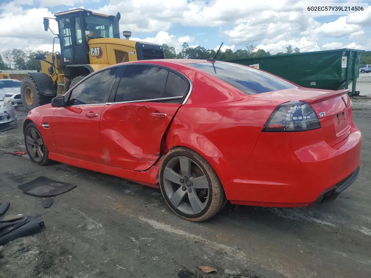 2009 Pontiac G8 Gt VIN: 6G2EC57Y39L214506 Lot: 57051935