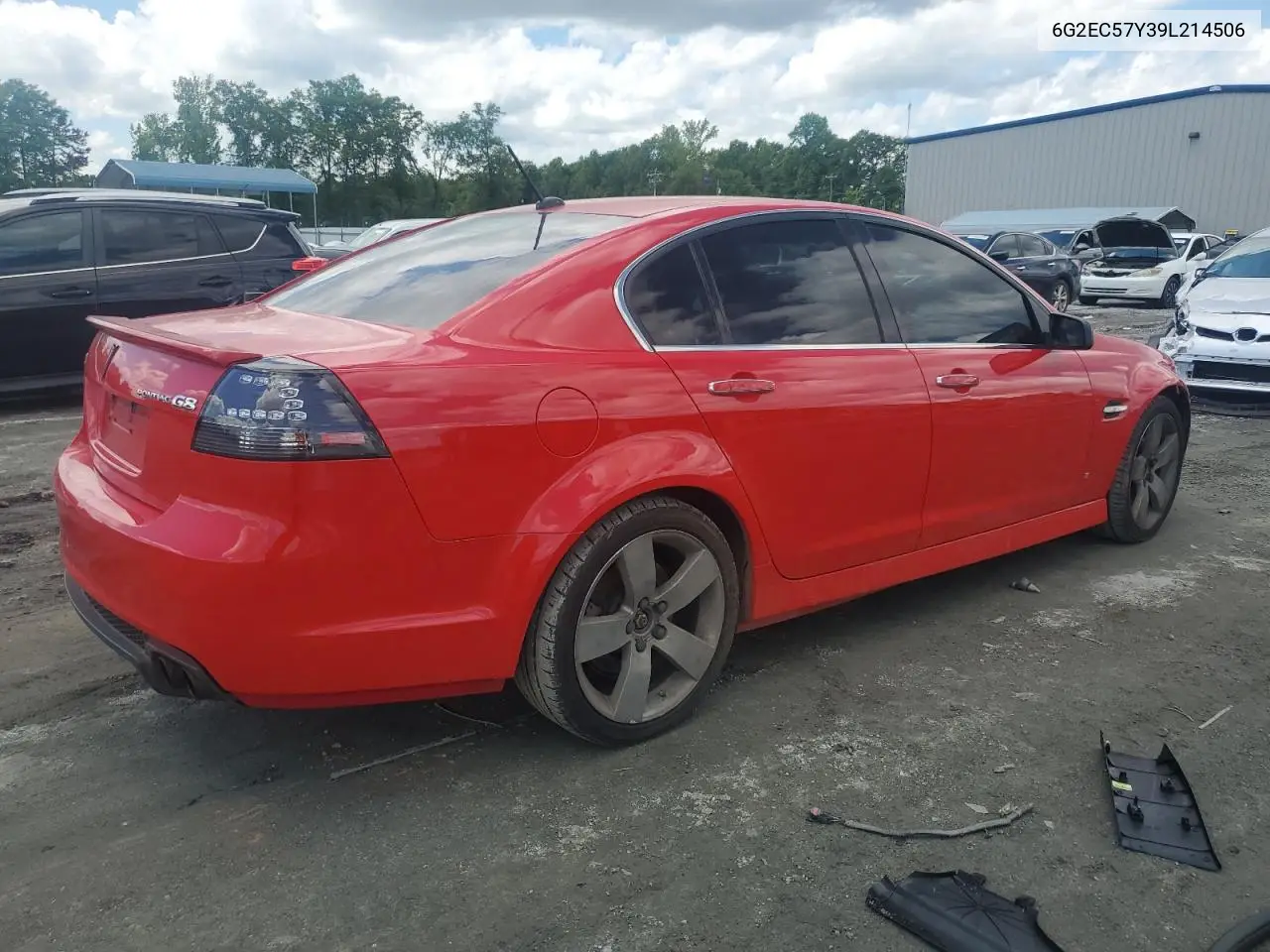2009 Pontiac G8 Gt VIN: 6G2EC57Y39L214506 Lot: 57051935