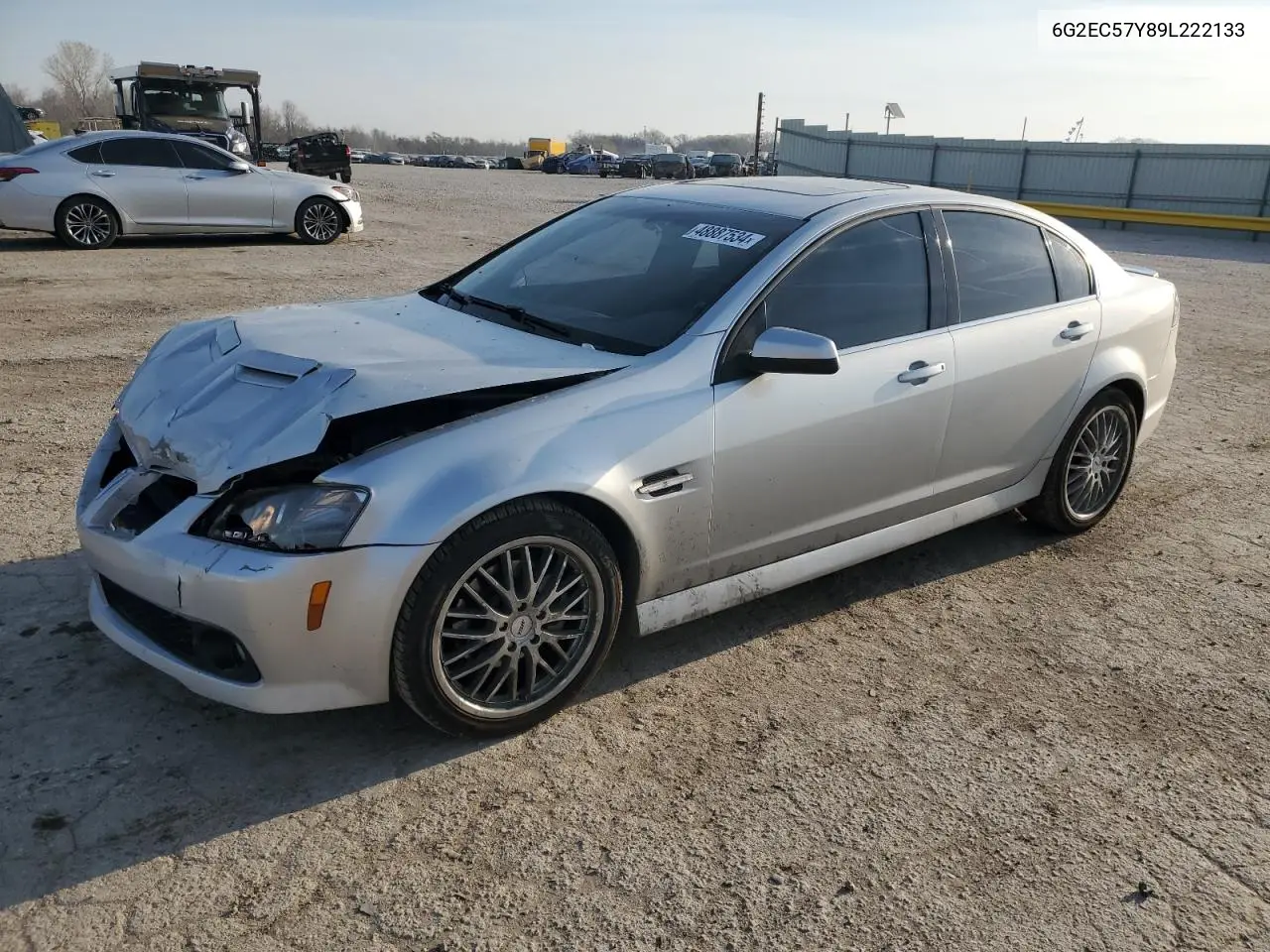 2009 Pontiac G8 Gt VIN: 6G2EC57Y89L222133 Lot: 59665545