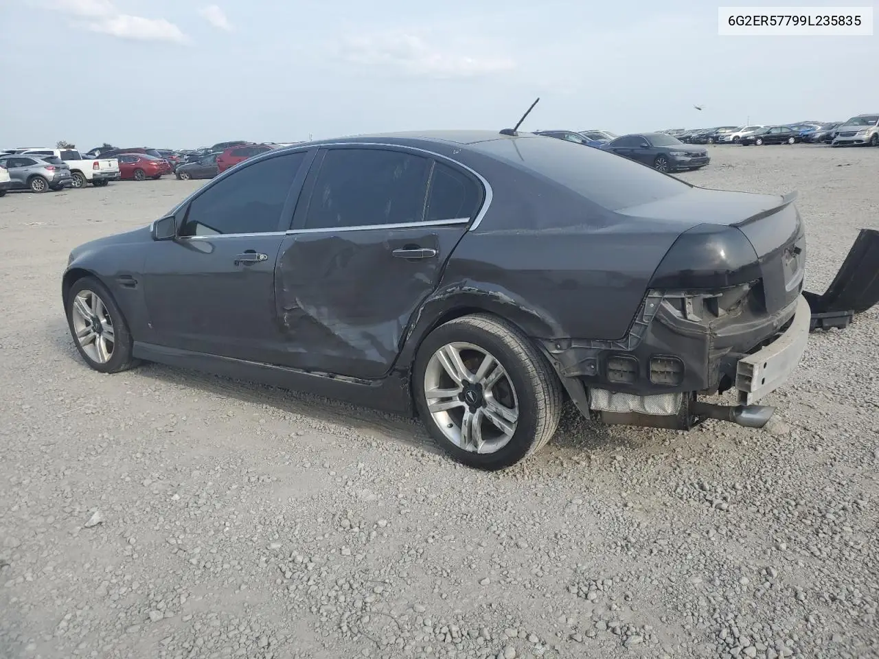 2009 Pontiac G8 VIN: 6G2ER57799L235835 Lot: 59851565