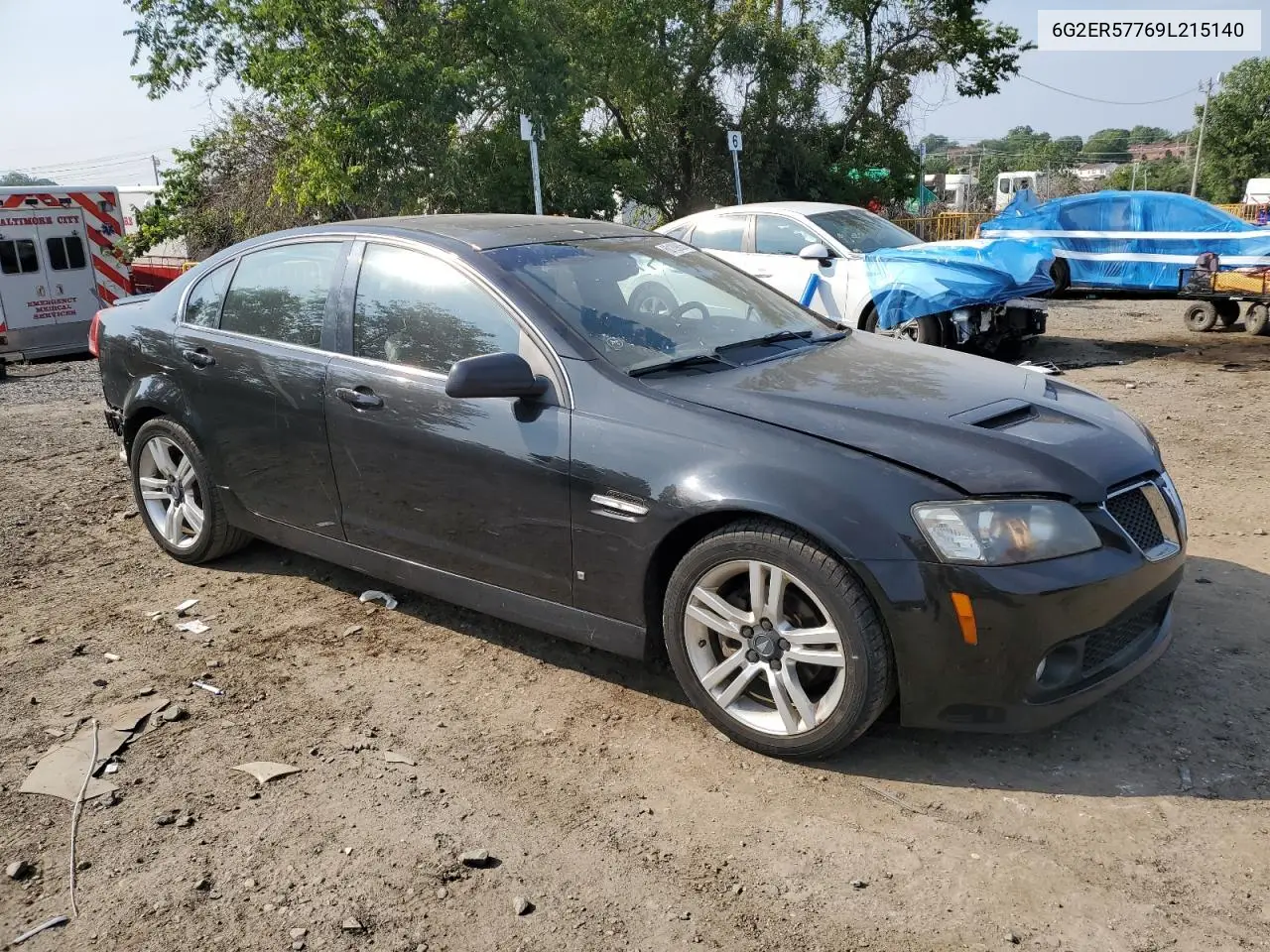 2009 Pontiac G8 VIN: 6G2ER57769L215140 Lot: 60129805