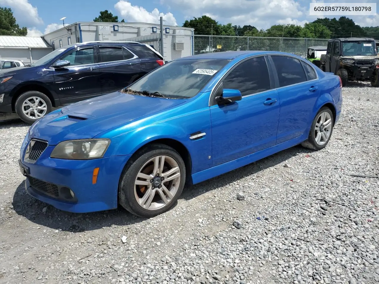 2009 Pontiac G8 VIN: 6G2ER57759L180798 Lot: 62595405