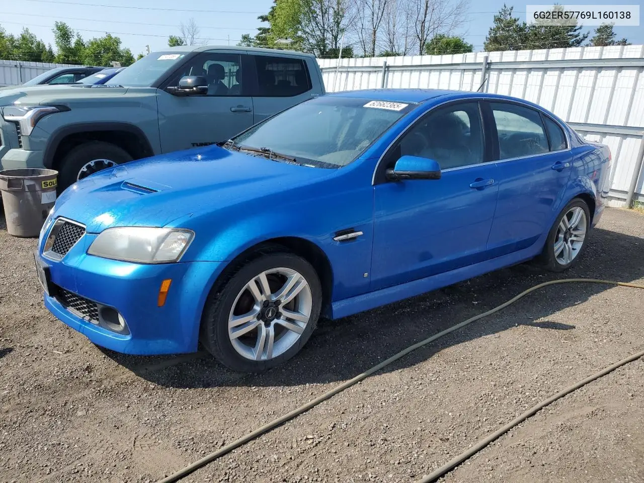 2009 Pontiac G8 VIN: 6G2ER57769L160138 Lot: 62662365
