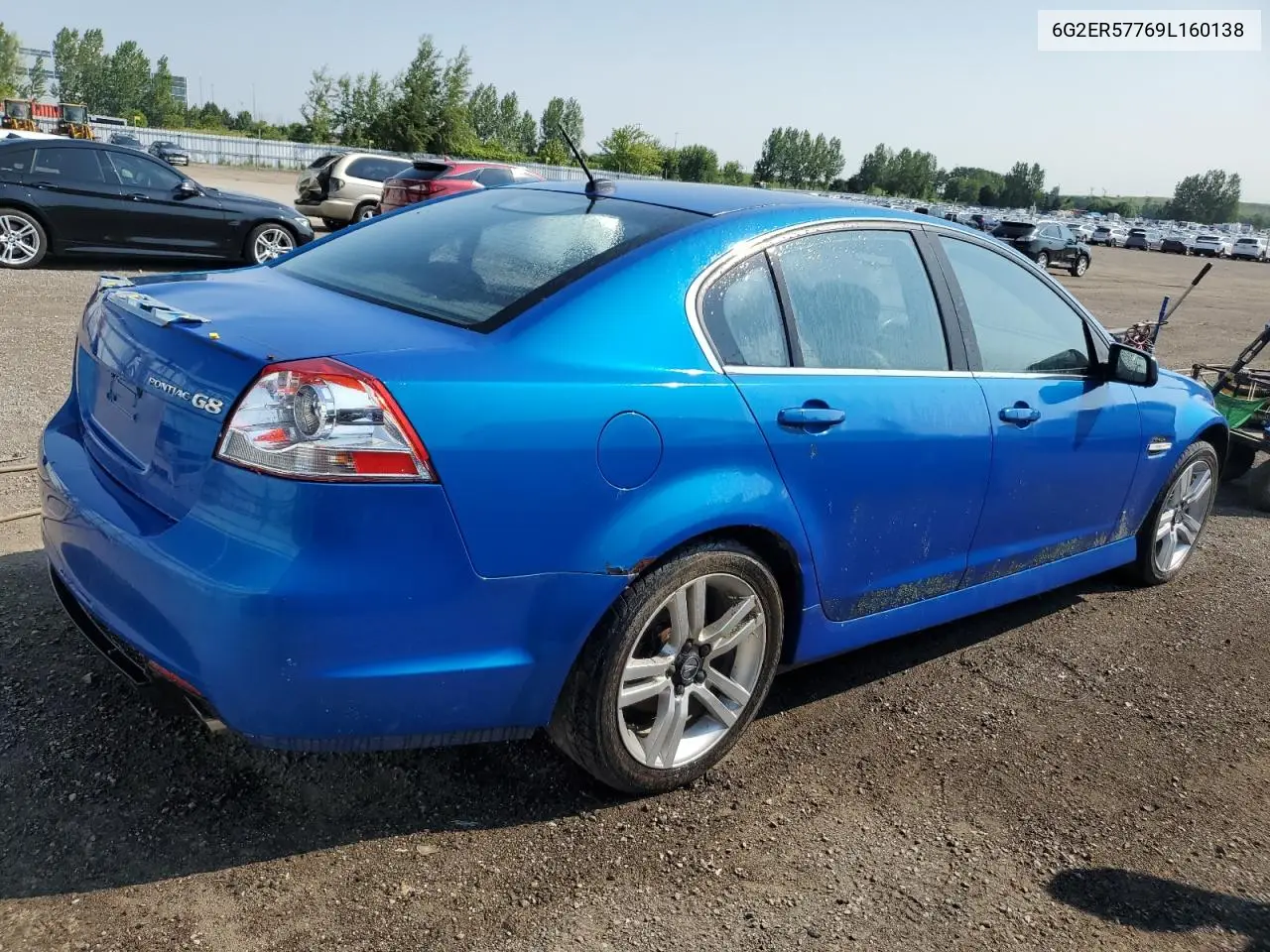 2009 Pontiac G8 VIN: 6G2ER57769L160138 Lot: 62662365