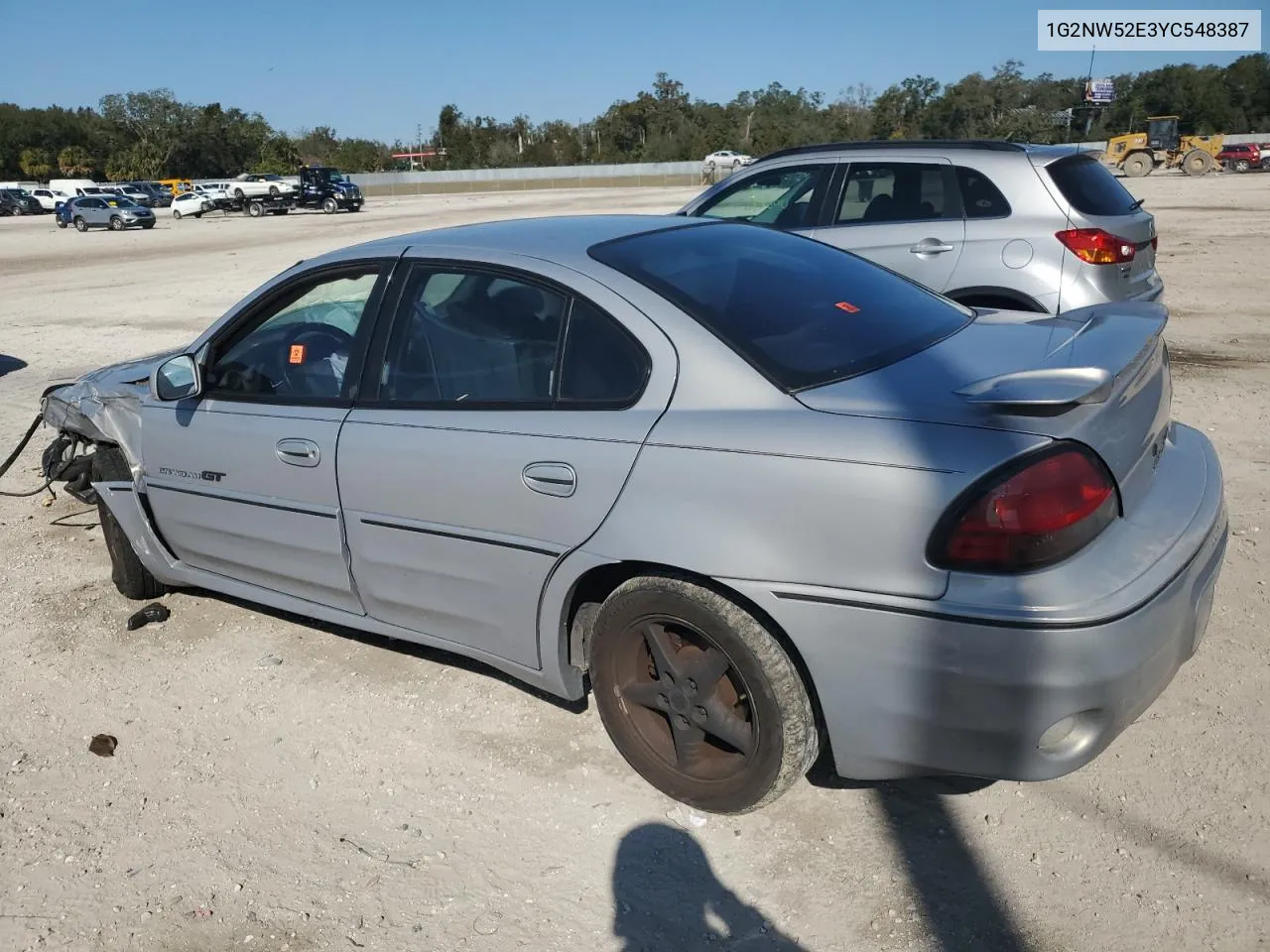 2000 Pontiac Grand Am Gt VIN: 1G2NW52E3YC548387 Lot: 88732485