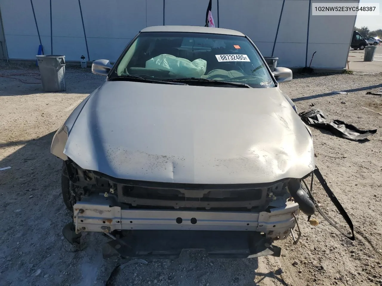 2000 Pontiac Grand Am Gt VIN: 1G2NW52E3YC548387 Lot: 88732485