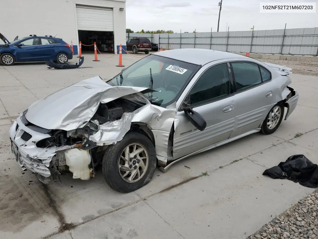 2001 Pontiac Grand Am Se1 VIN: 1G2NF52T21M607203 Lot: 57080645